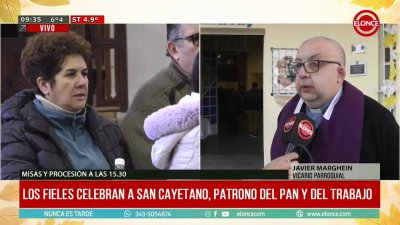 San Cayetano y una jornada de fe marcada por los pedidos de trabajo